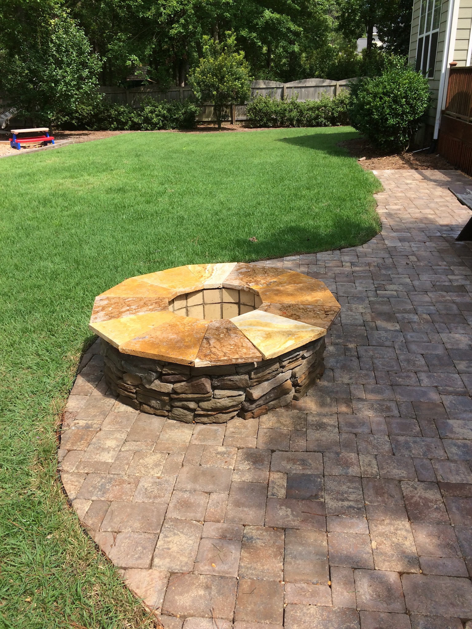golden fire pit