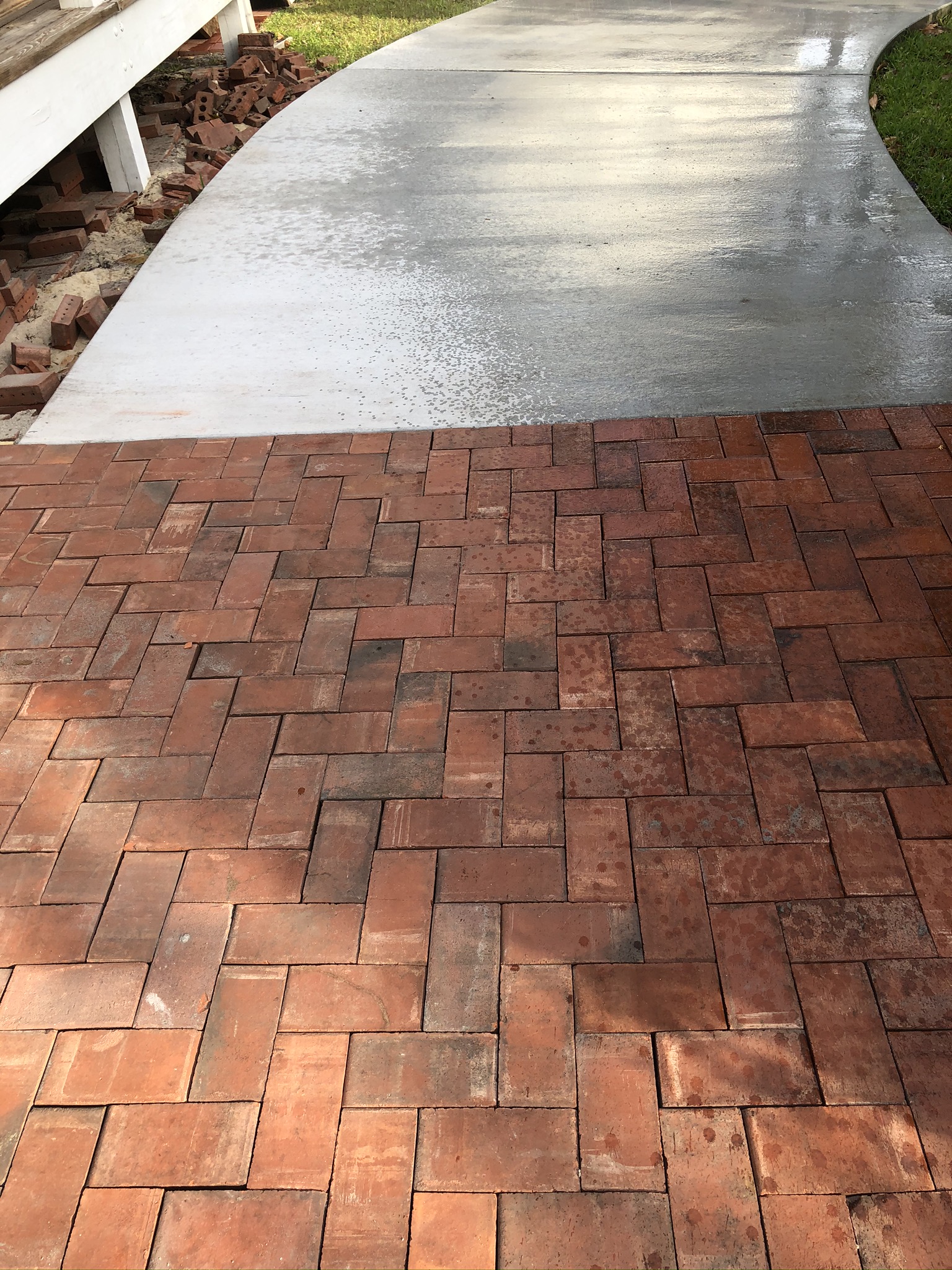 brick and cement